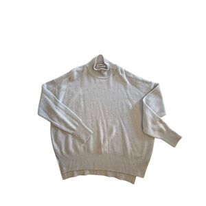 Jil Sander Gray Turtleneck Sweater